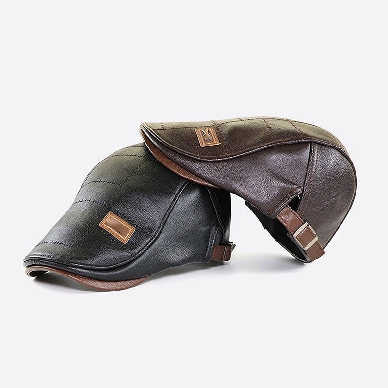 Edgar — Boina de Cuero Premium
