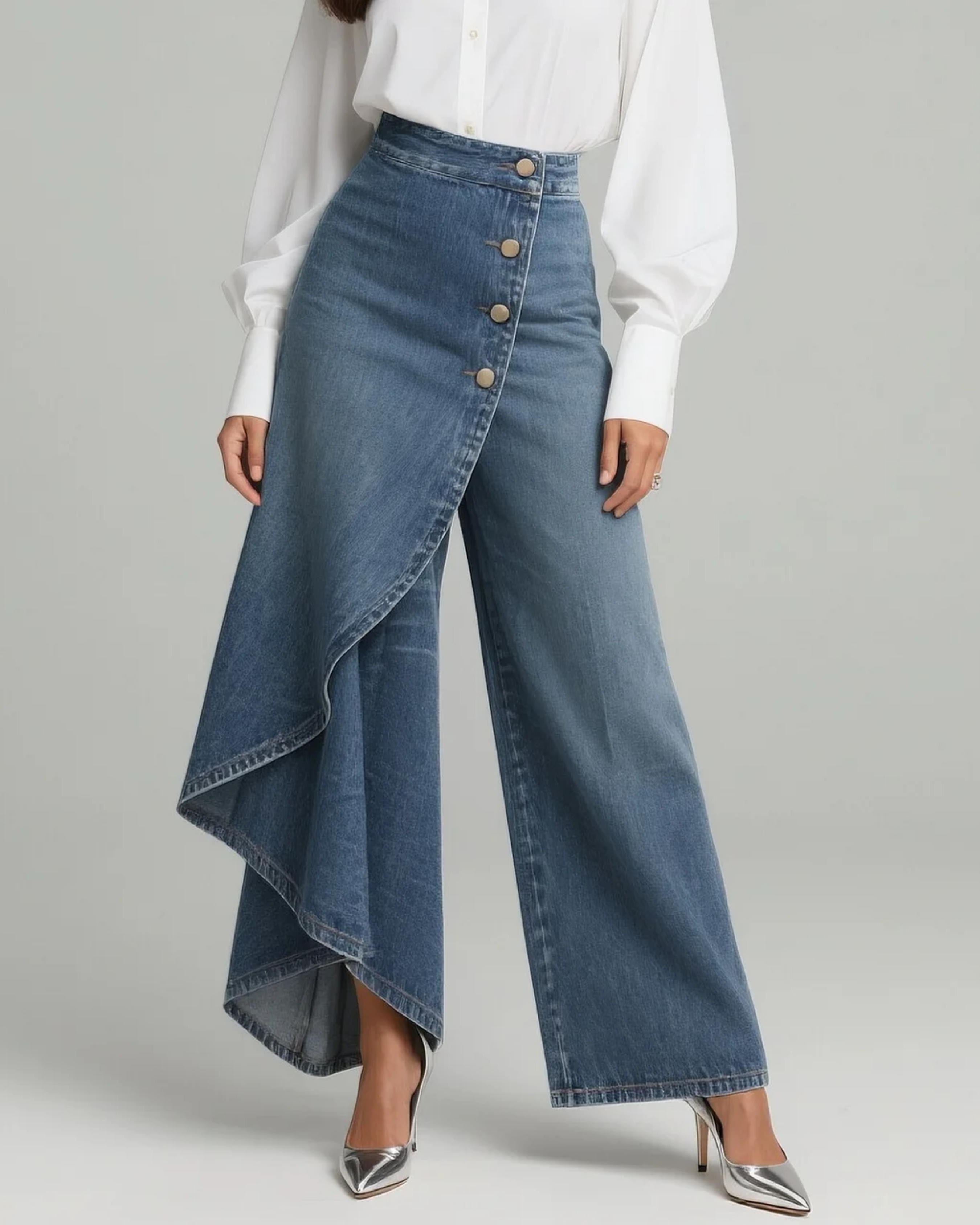 Audrey™ | Jeans de mezclilla con detalle de nudo