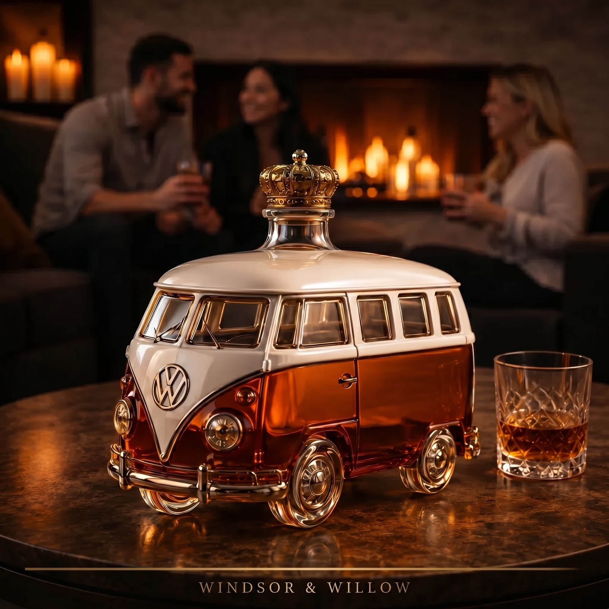 Edición Minivan - Licorera de Cristal