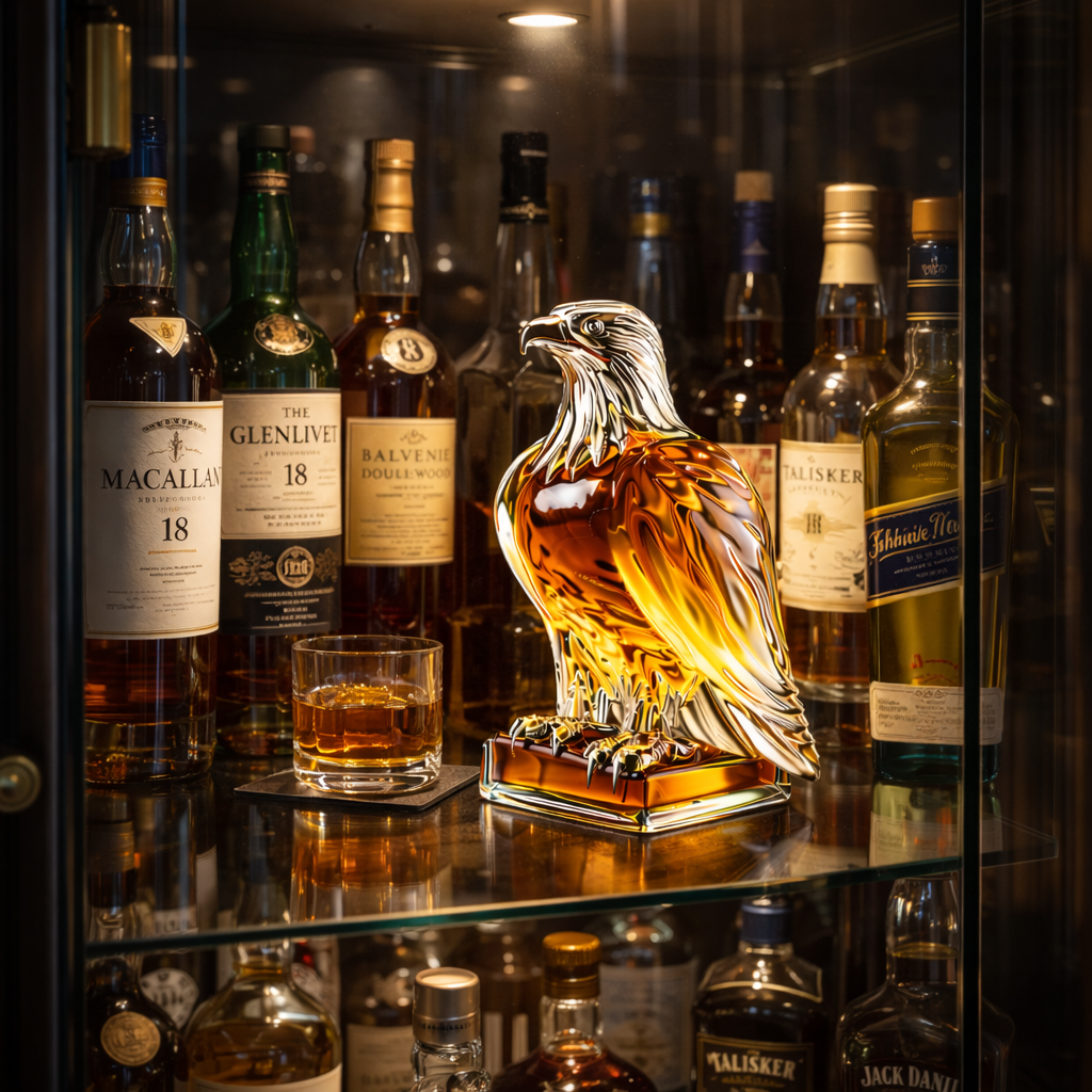 Edición Águila - Licorera de Cristal