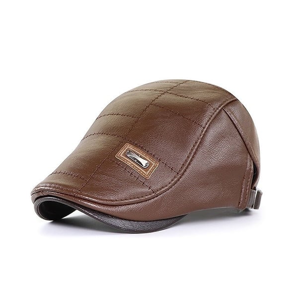 Edgar — Boina de Cuero Premium