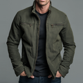 Cazel | Chaqueta de algodón vintage con cierre de cremallera