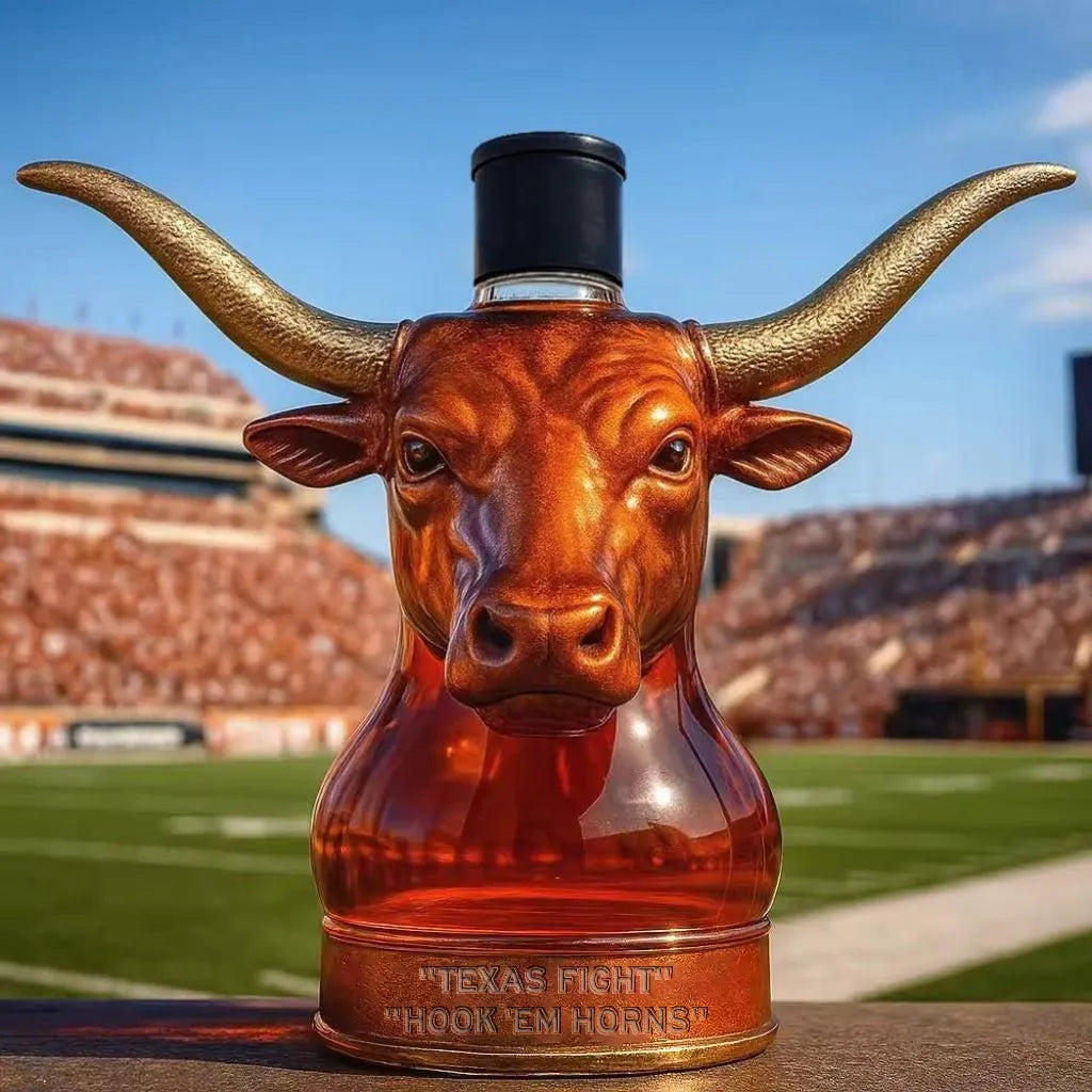 Edición Texas Longhorns - Licorera de Cristal
