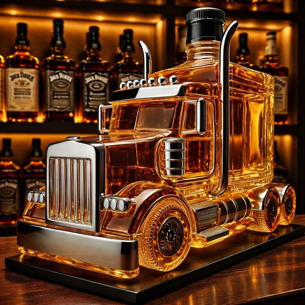 Edición Semi Truck - Licorera de Cristal