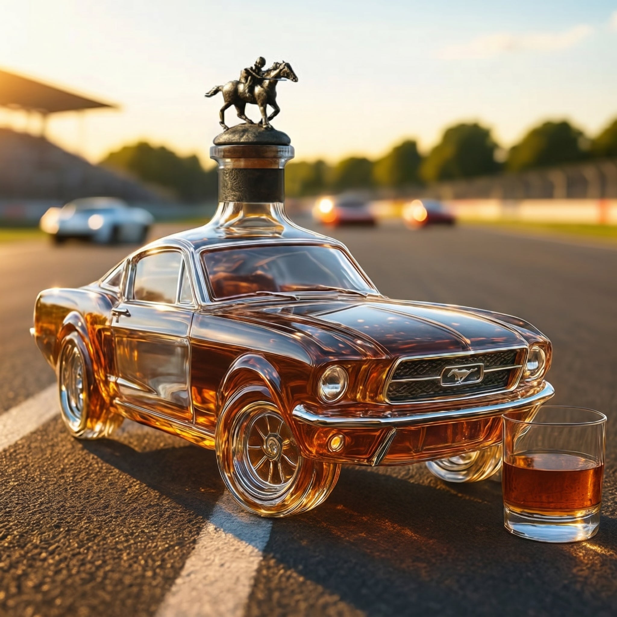 Edición Mustang - Licorera de Cristal