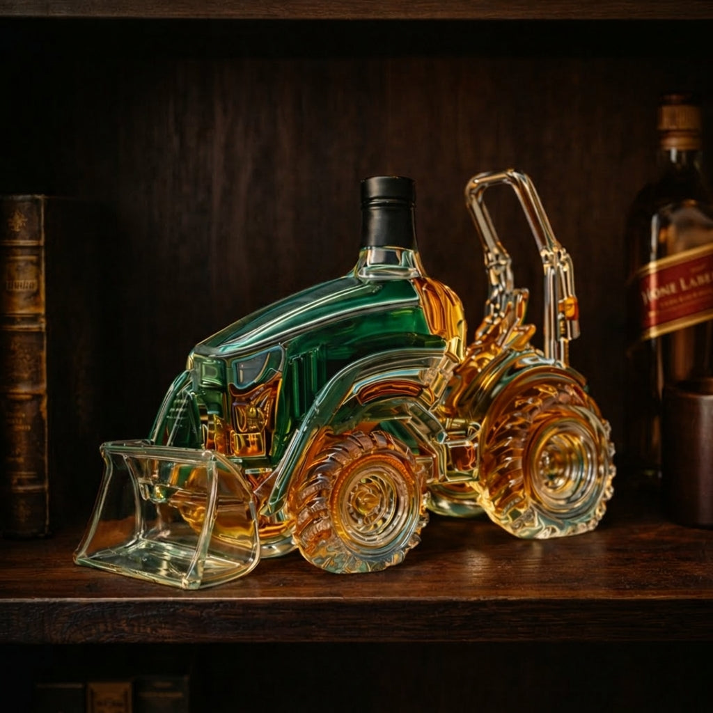 Edición Tractor - Licorera de Cristal