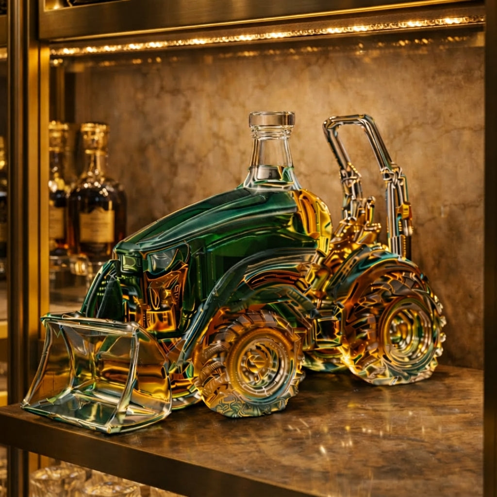 Edición Tractor - Licorera de Cristal