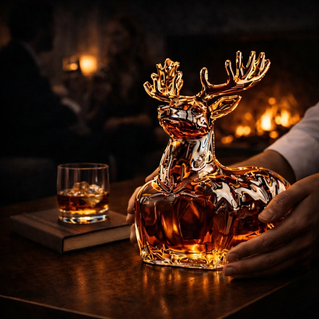 Edición Reno - Licorera de Cristal