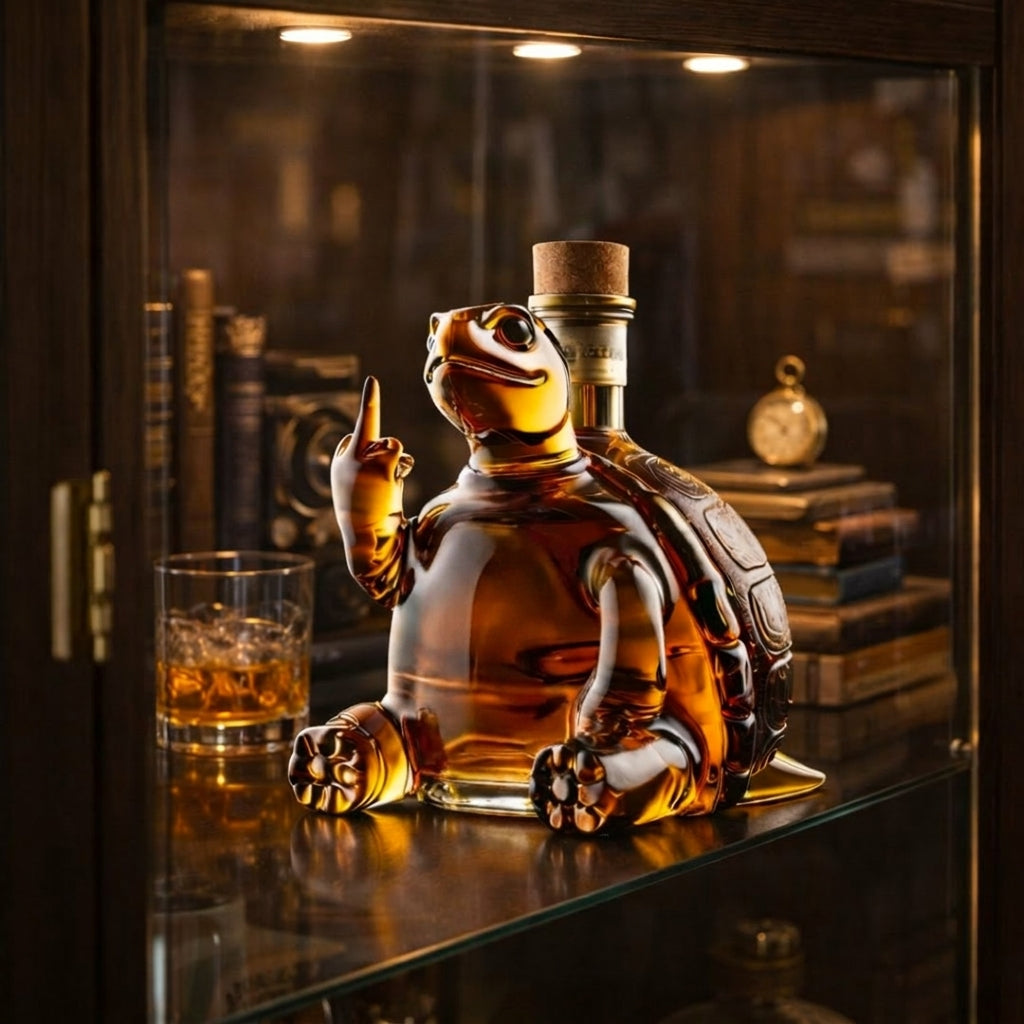 Edición Tortuga - Licorera de Cristal