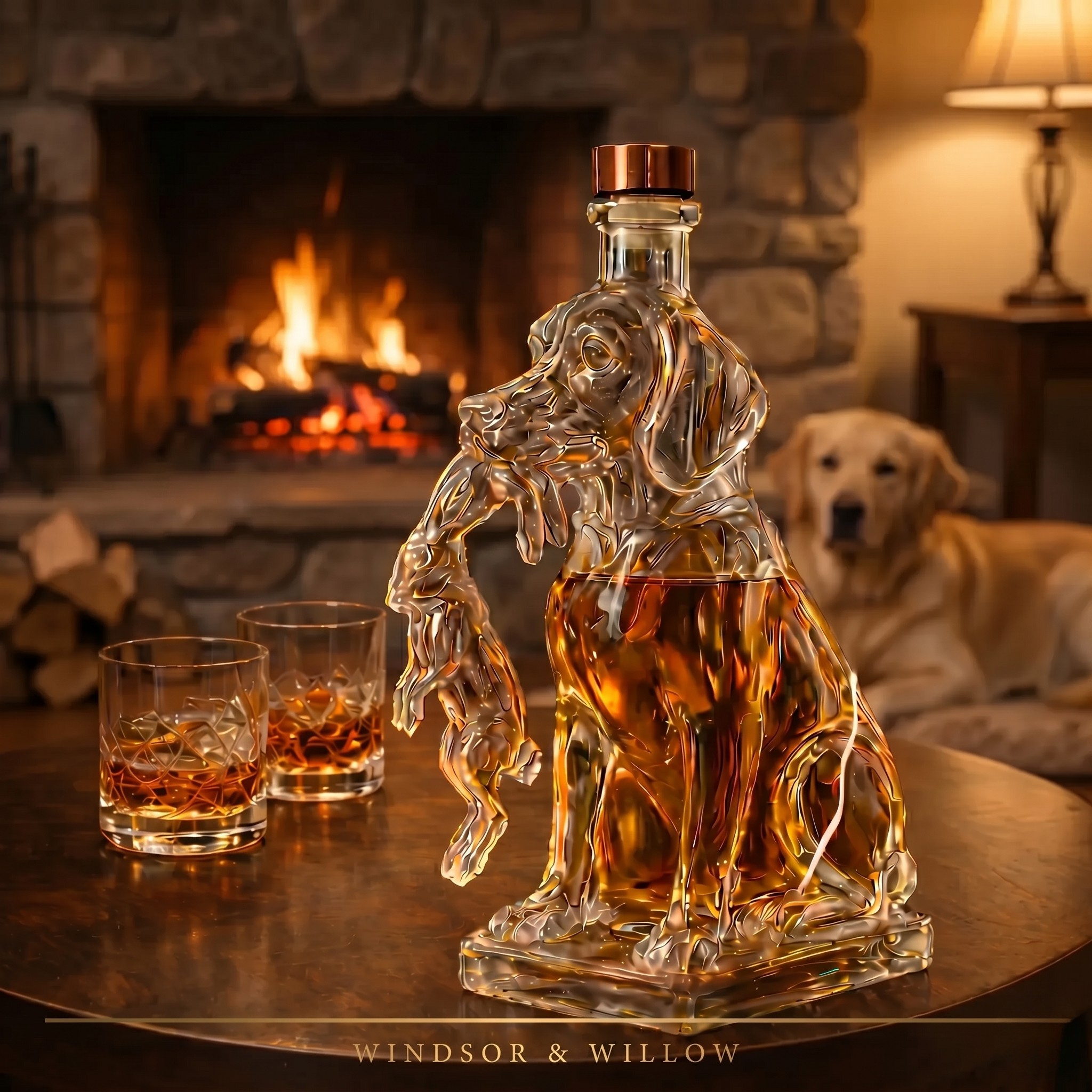 Edición Perro - Licorera de Cristal