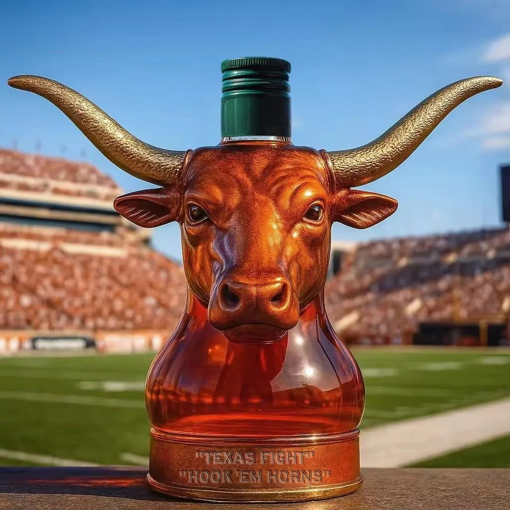 Edición Texas Longhorns - Licorera de Cristal