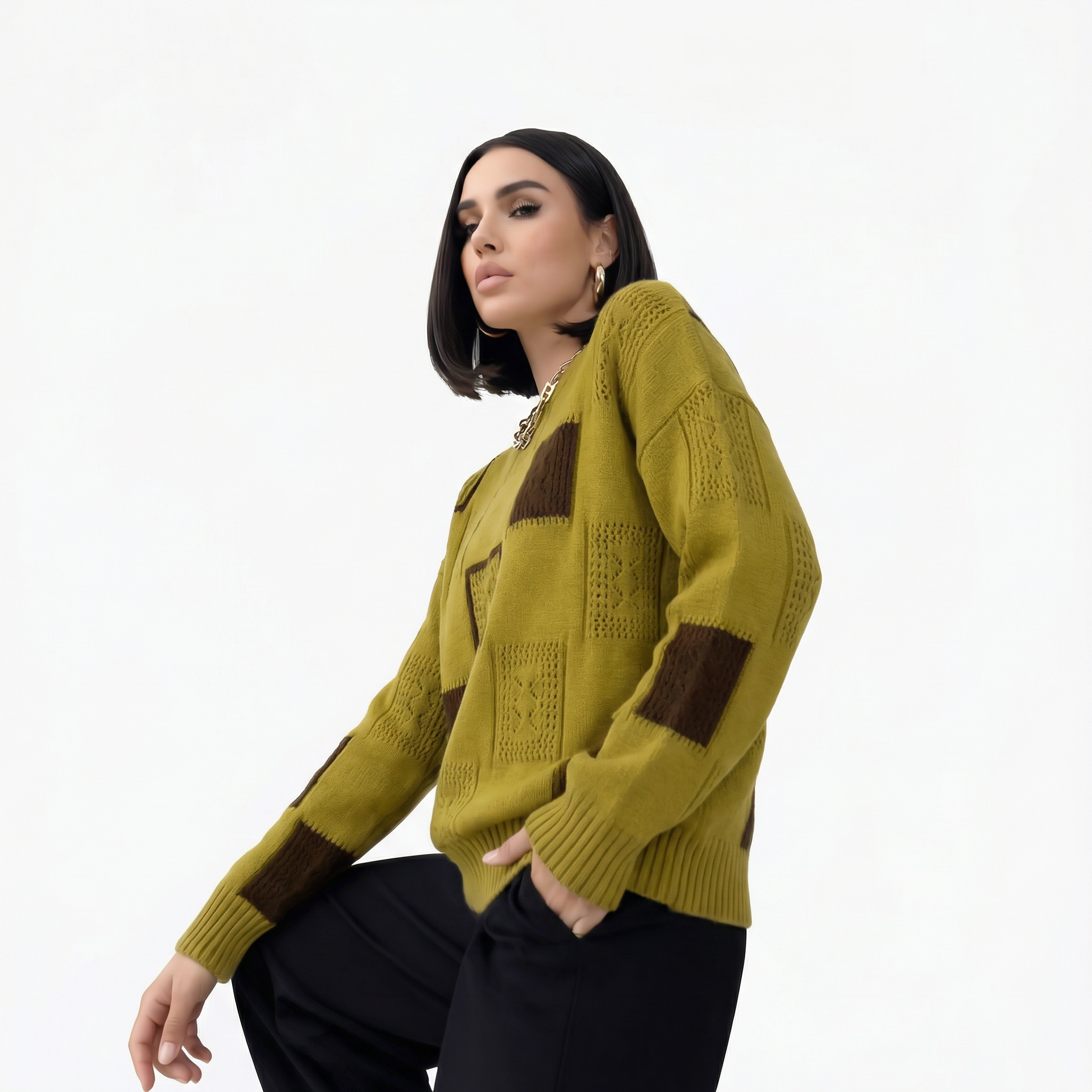 Alica | Sweater Estampado Geométrico