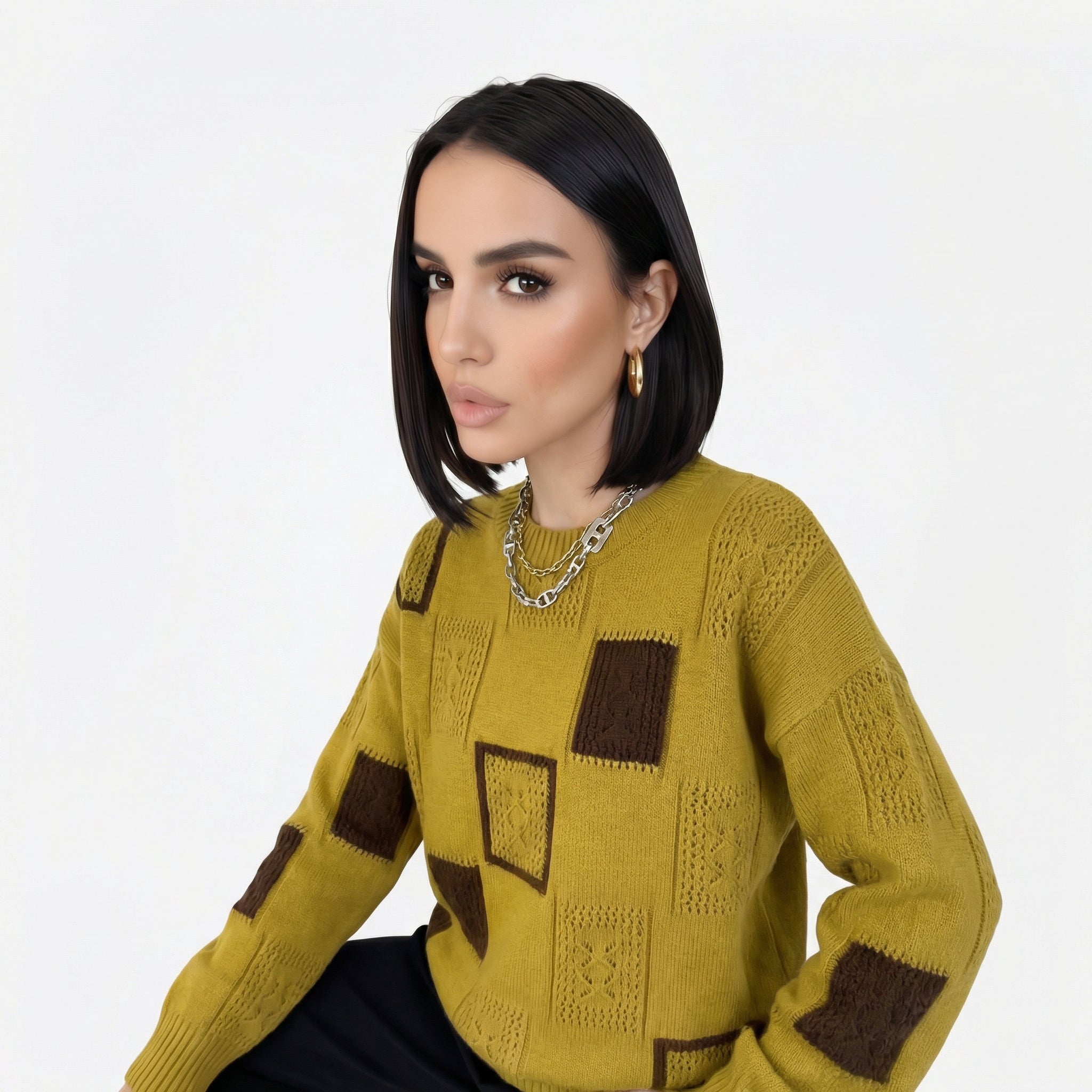 Alica | Sweater Estampado Geométrico