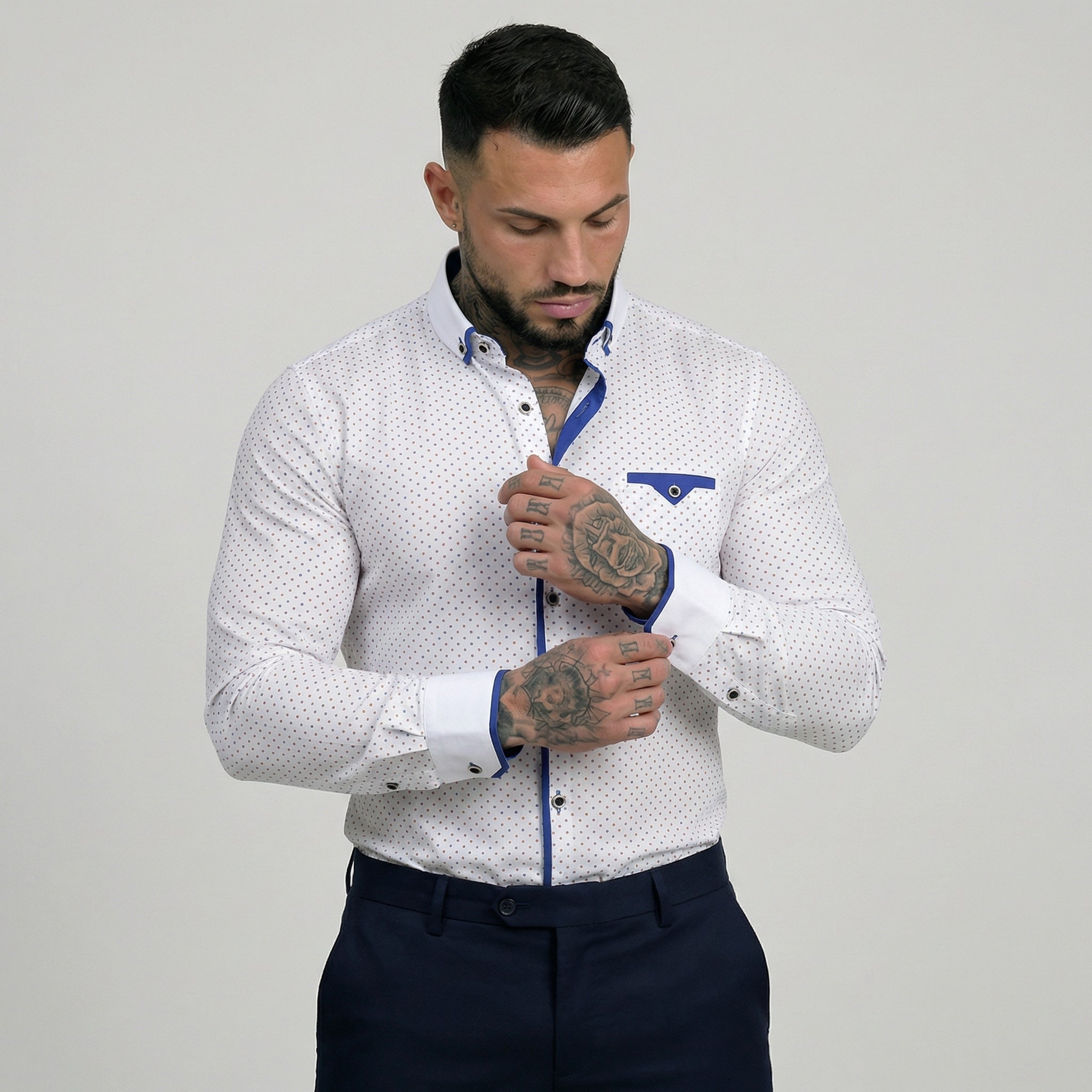 Alberto | Camisa Clásica de Manga Larga